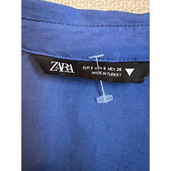 Women's Zara Blue long sleeve Dress Size S